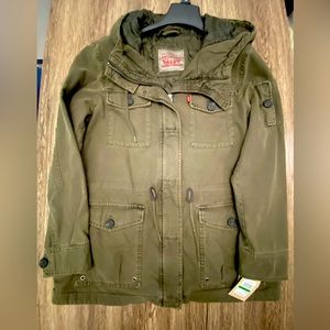 Levi’s Womens Hooded Midweight Anorak Jacket